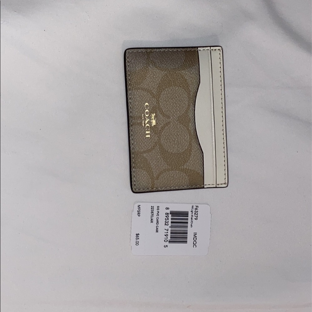 Coach card holder